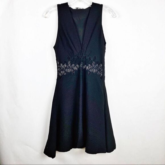 Sandro Lace Midriff Dress - Picture 1 of 11